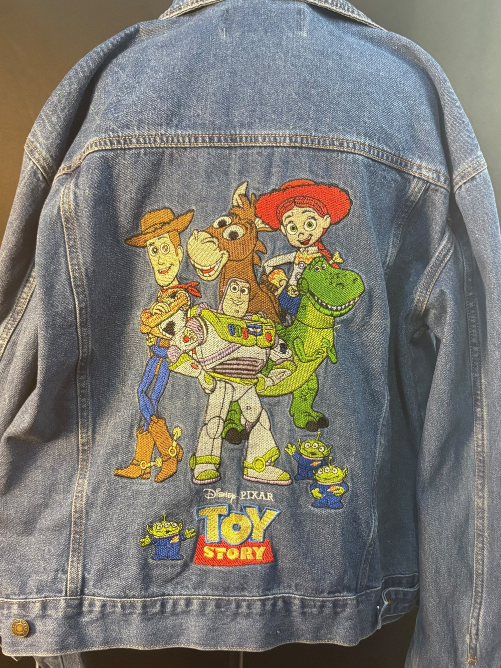 Disney Toy Story Embroidered Denim Jacket - Blue
